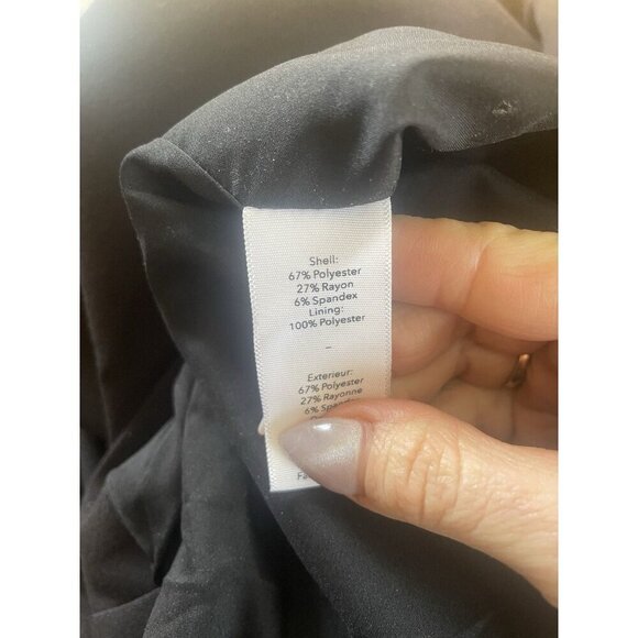 $298 NWT Likely Women's Black Solid Shepp Midi Sheath Dress Size 10 - Picture 9 of 11